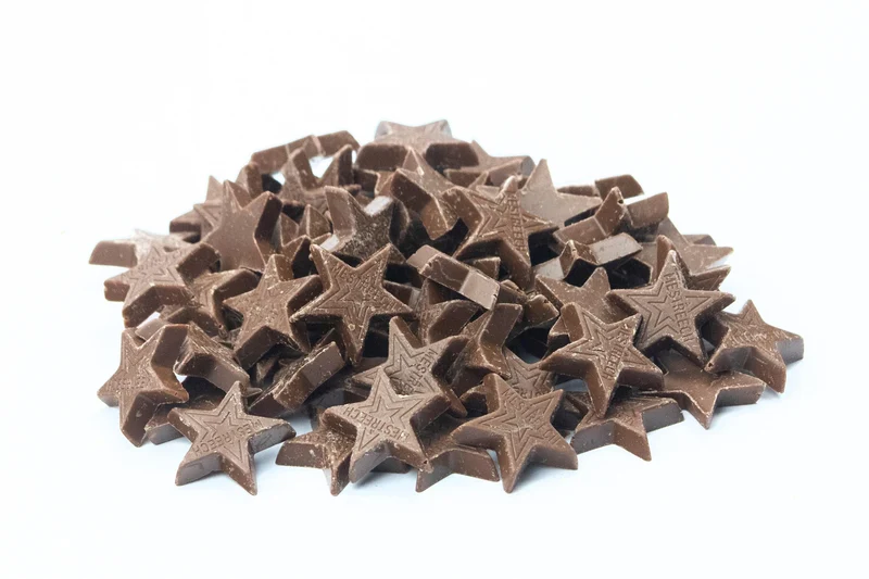 Chocolade kerststerren - (Kilo)
