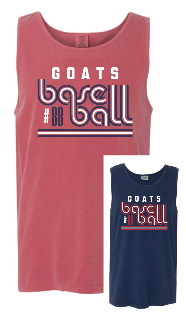 Goats Retro Tank w/ Custom Number