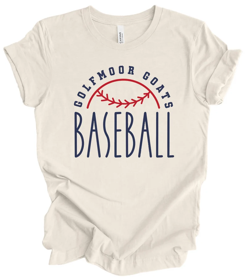 Goats Baseball Tall Letters