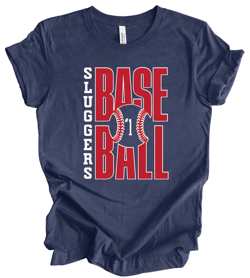 Sandlot Sluggers Baseball w/ Custom Number