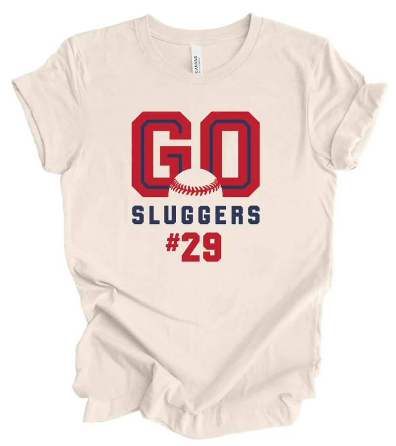 Go Sluggers w/ Custom Number