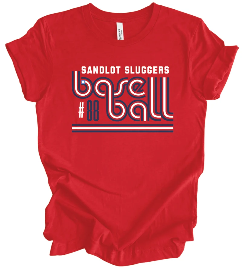Sandlot Sluggers Retro w/ Custom Number