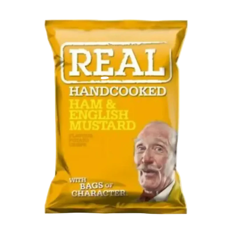 Patatine Real Ham & English Mustard