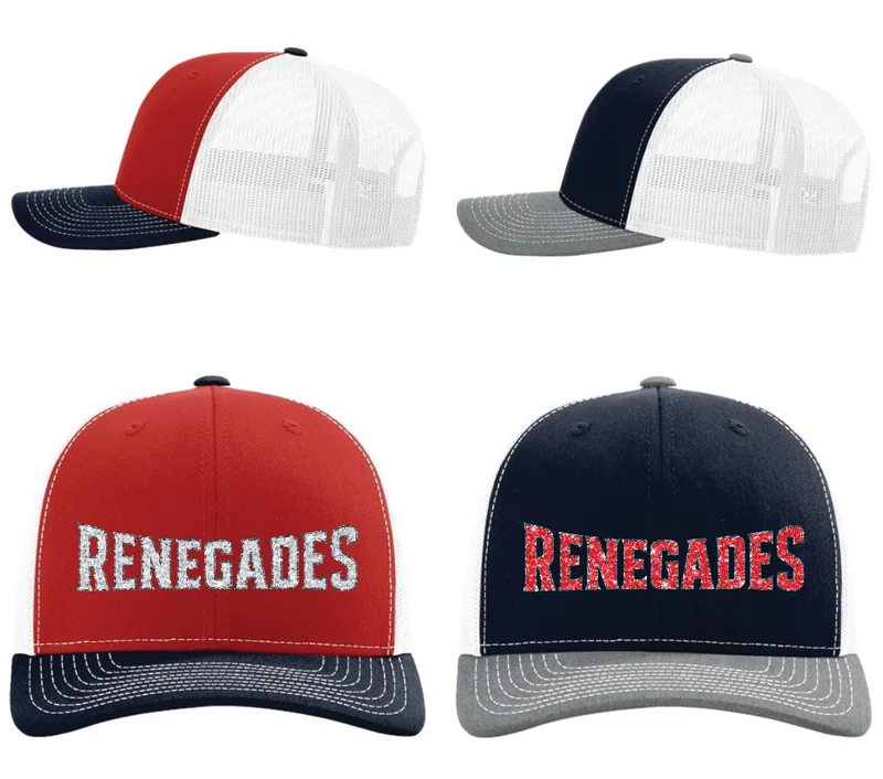 Faux GLITTER Renegades - Adult Richardson Brand Trucker Hat