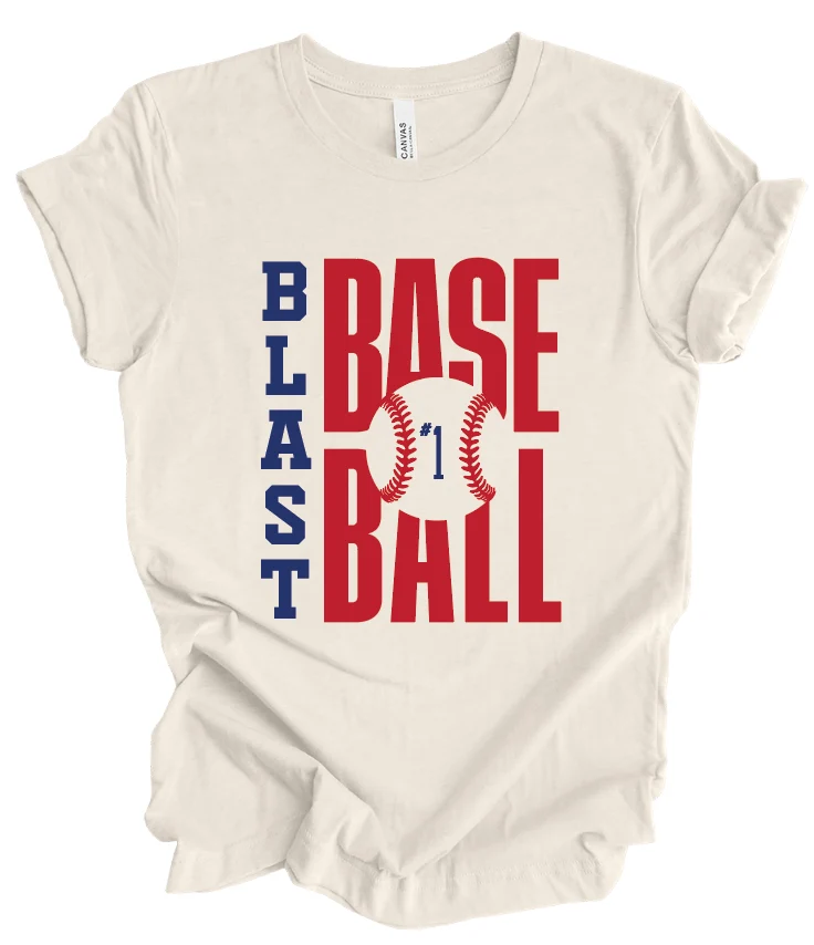 Blast Baseball w/ Custom Number