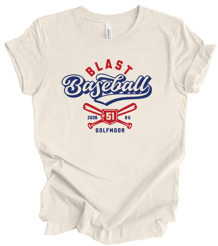 Blast Baseball 2026 8U w/ Custom Number