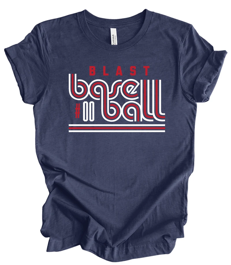 Blast Baseball Retro w/ Custom Number