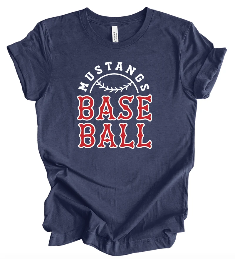 Mustangs Baseball - Sox Font