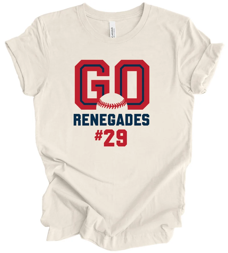 Go Renegades w/ Custom Number
