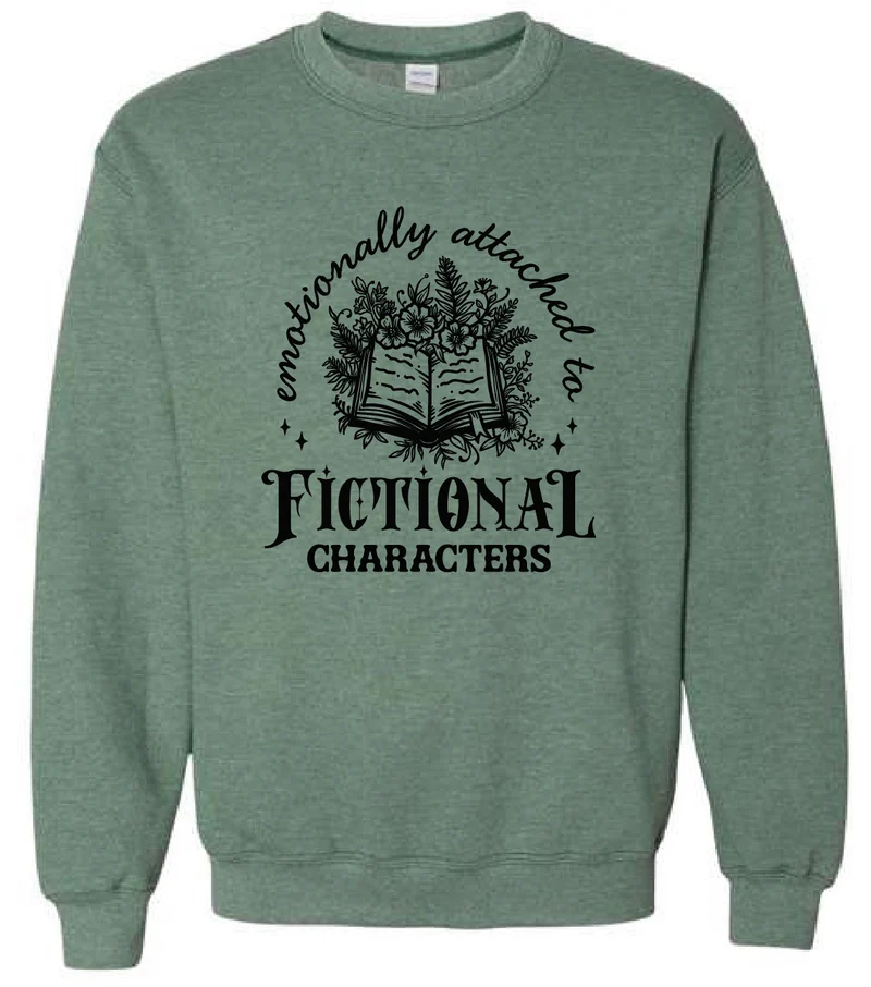Emotionally Attached to Fictional Characters - Crew Sweatshirt