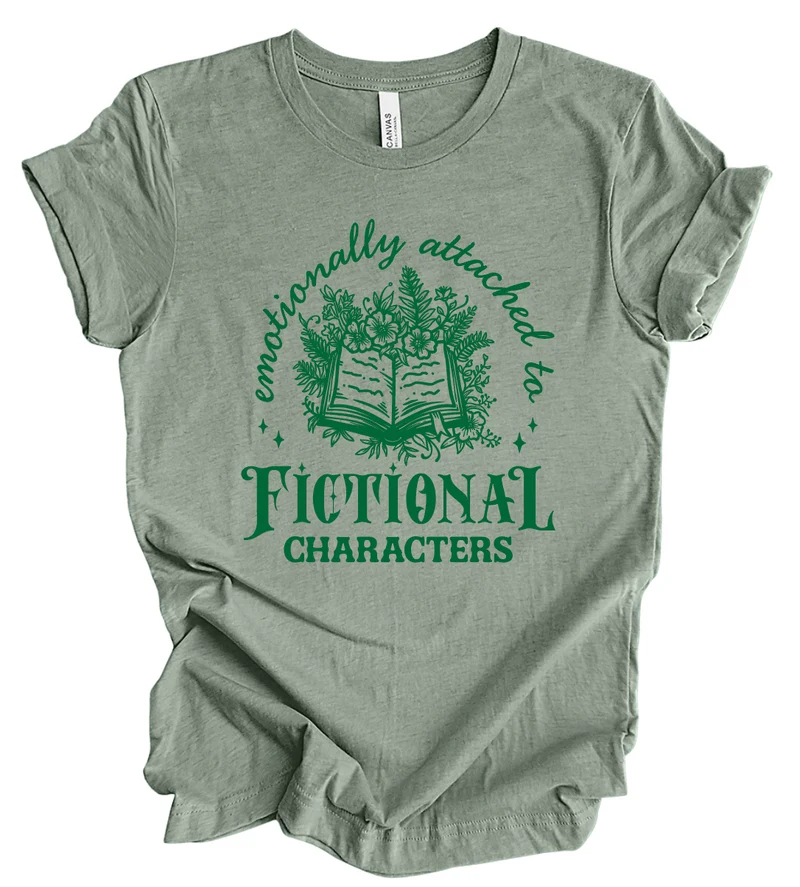 Emotionally Attached to Fictional Characters - Sage Green