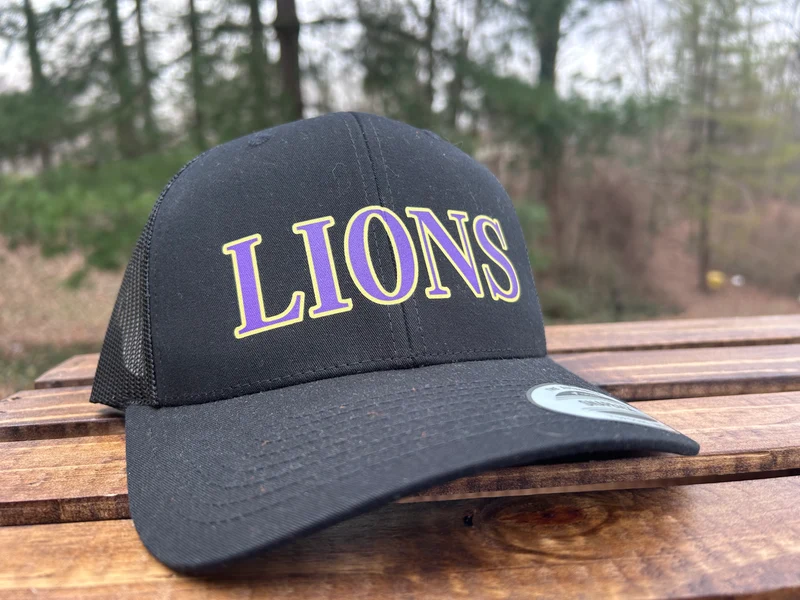 Lions Hat - Black Hat - IN STOCK