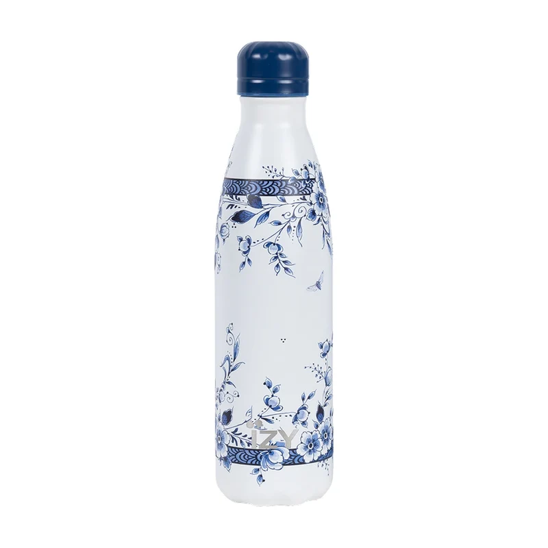 IZY Thermosfles Heinen Delfts Blauw x Faience - 500 ml