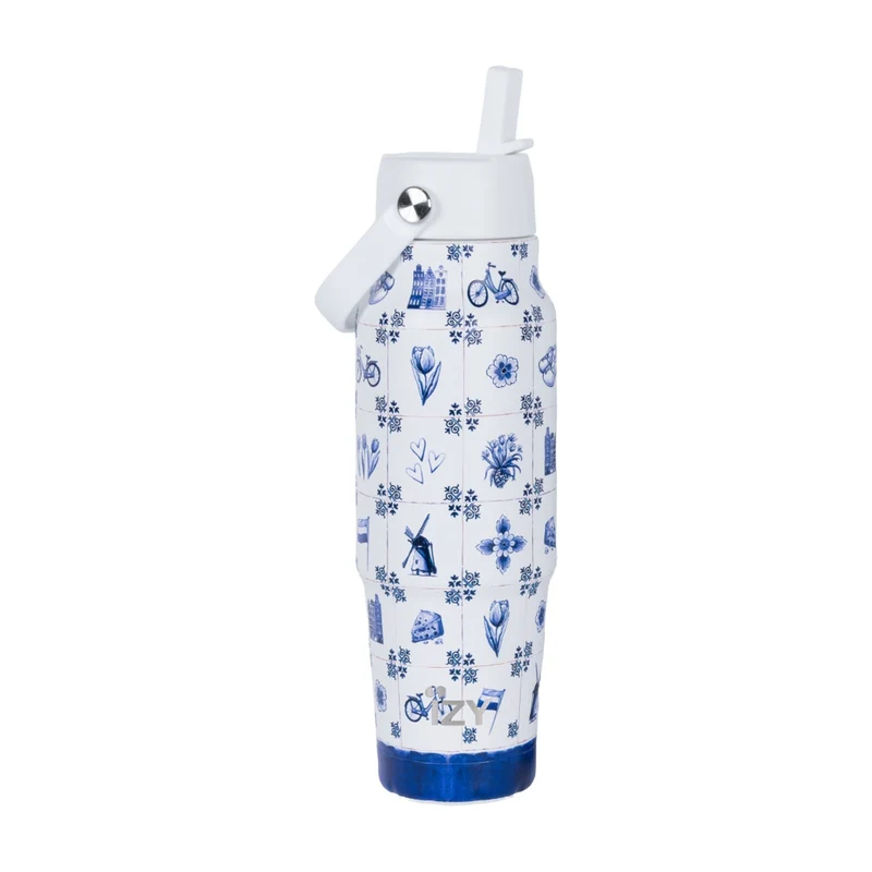 IZY Travel Bottle Dutch Tiles - 900 ml