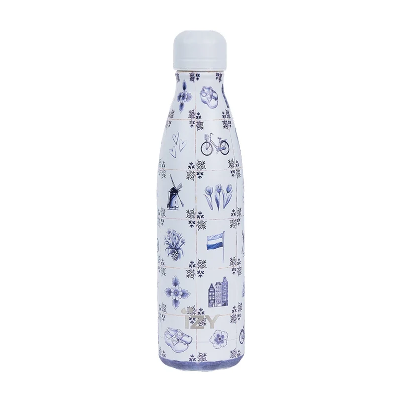 IZY Thermosfles Dutch Tiles - 500 ml
