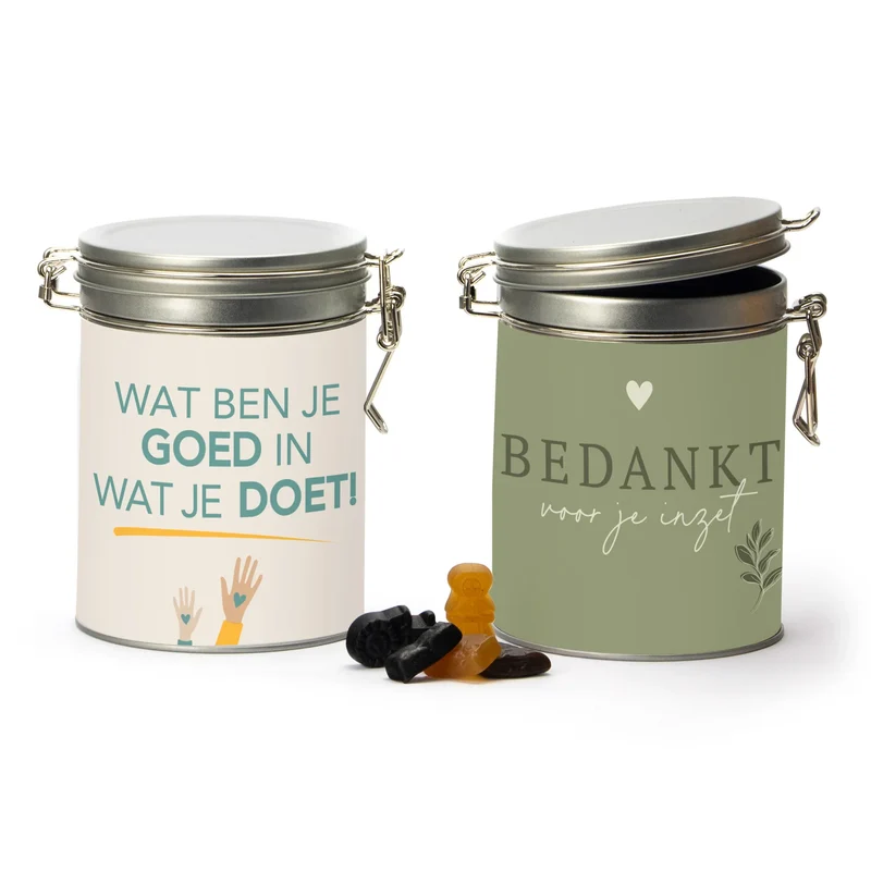 Beugelblik met eigen wikkel - Vrijwilliger