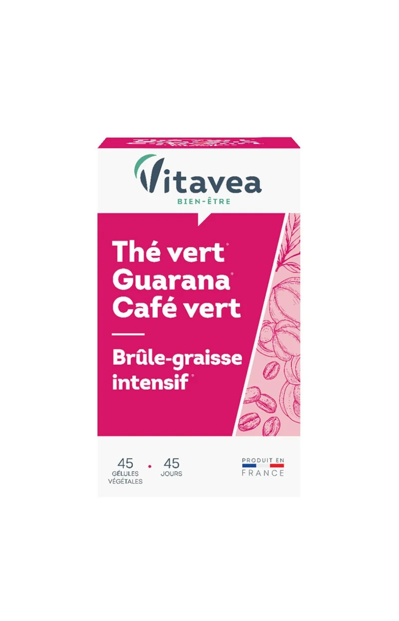 Cure brûle-graisse intensif - Thé vert, guarana & café vert - 135 jours