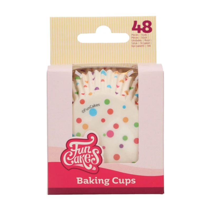 FunCakes Baking Cups Confetti - 48 stuks