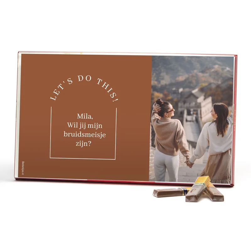 Merci met persoonlijke inlay kaart 400 gram - Getuige
