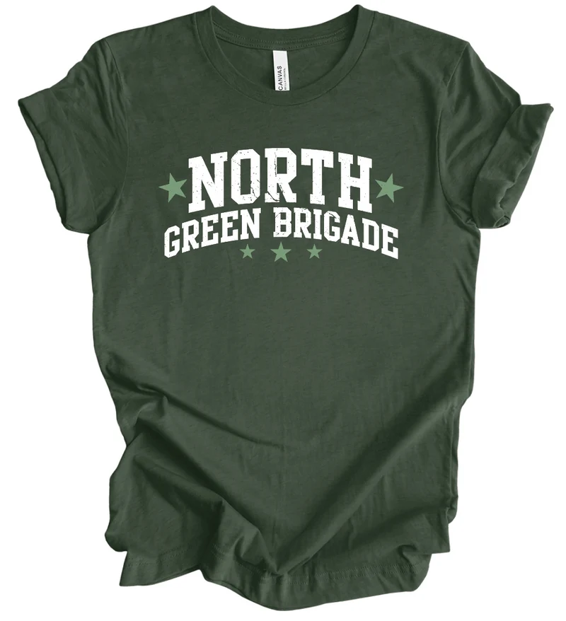 North Green Brigade w/ Stars - Vintage Print