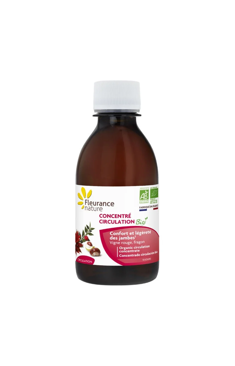 Concentrés circulation bio - Jambes légères - 200 ml - 20 jours