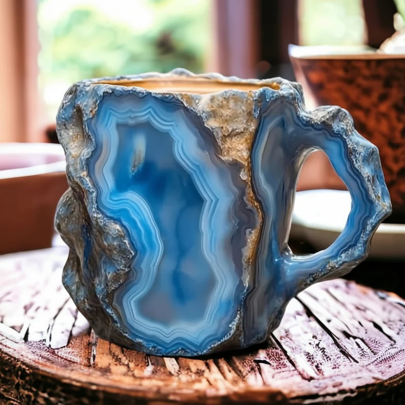 Tazza Decorativa Artigianale Design Unico E Naturale