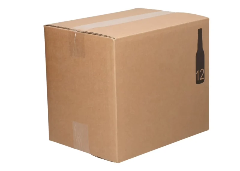 Bierdoos 12 flessen met Vakverdeling (pak 15 stuks) - 277x207x238mm