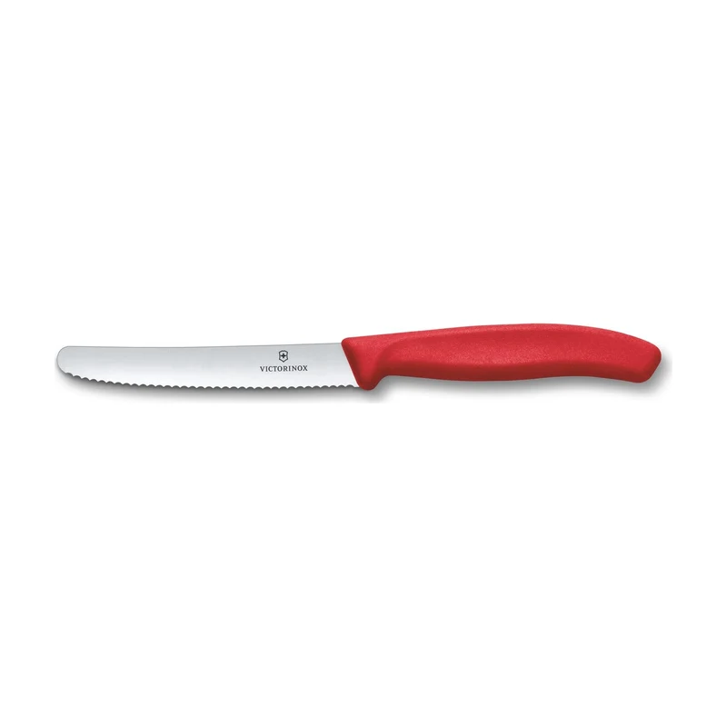 Victorinox Gekarteld Tomatenmes Rood - 11,5 cm
