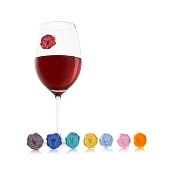 Vacuvin Glasmarkers Classic Grapes - 8 stuks