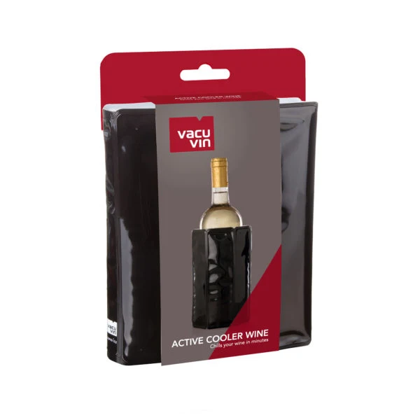 Vacuvin Active Cooler Wine - Zwart