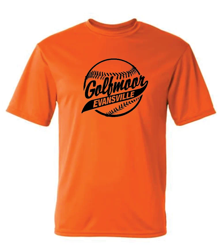 Golfmoor Orange Team Spirit Dry-Fit
