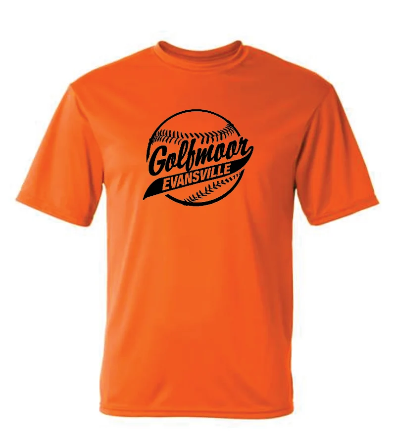 Golfmoor Neon Orange Team Spirit Dry-Fit