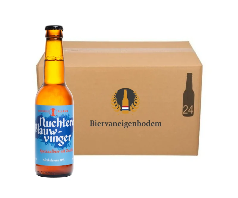 Brouwerij Allema - Nuchtere Blauwvinger IPA 0.3% (24x)