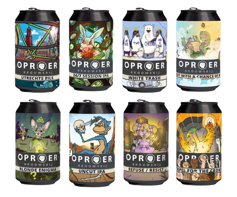 Core Range Pakket 8 bieren - Oproer Brouwerij