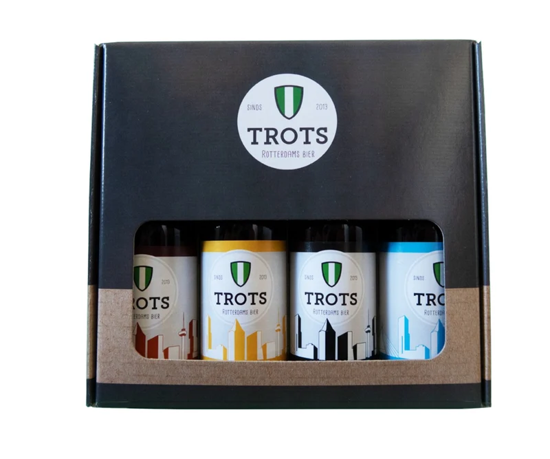 Gerstpakket Cadeau 4 Bieren - Trots Bier Rotterdam