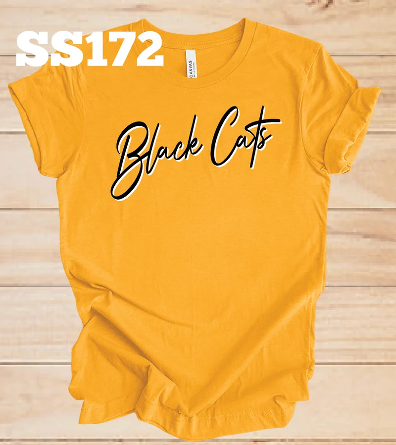West Terrace Black Cats Script