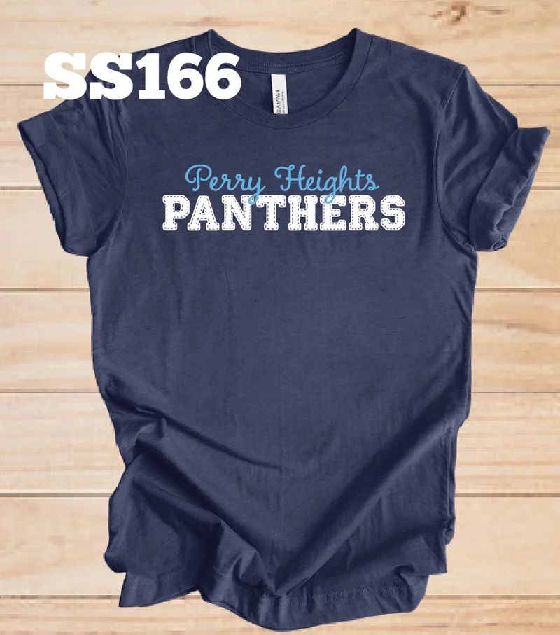 Perry Heights Panthers Faux Stitched