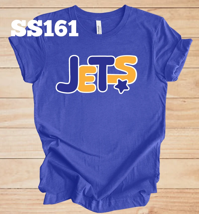 Thompkins Jets Bubble Letters
