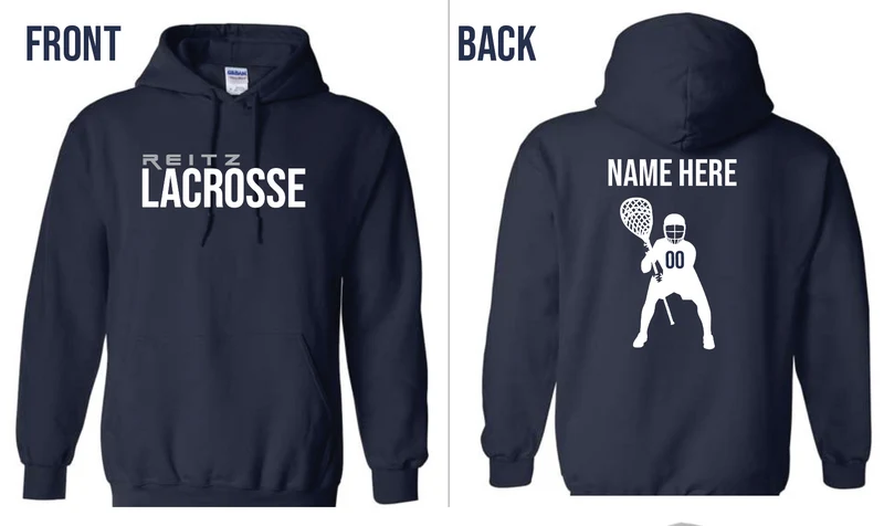 Reitz Lacrosse Option A Hoodie