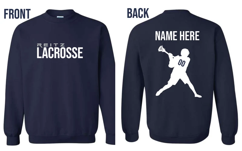 Reitz Lacrosse Option C Crewneck Sweatshirt