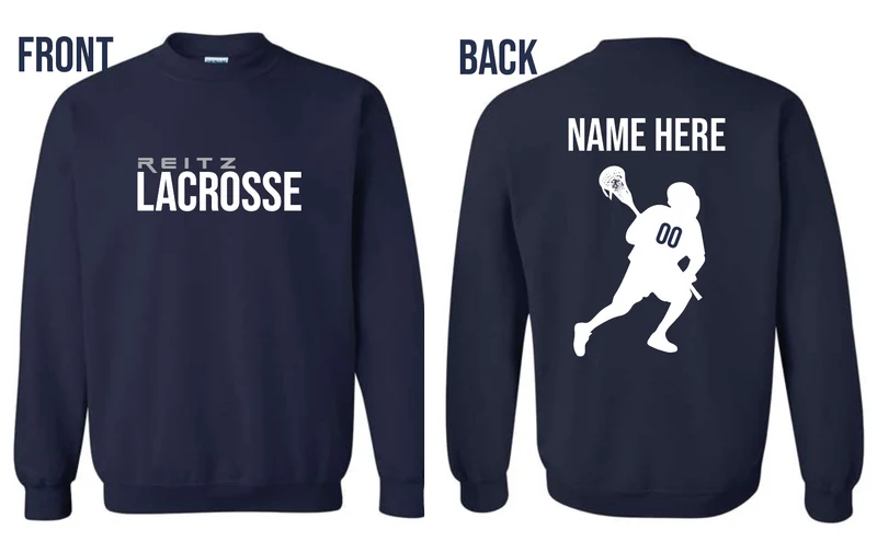 Reitz Lacrosse Option B Crewneck Sweatshirt