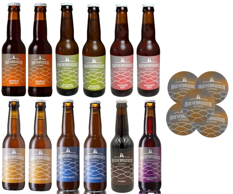 Mixdoos 12 Bieren - De Hoevebrugsche Bierbrouwerij