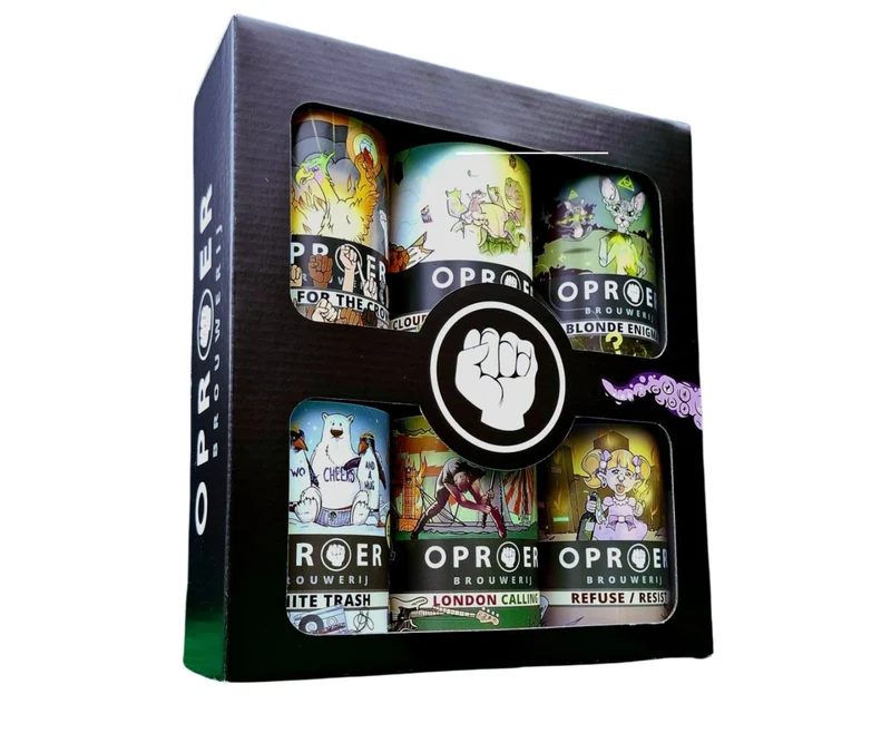 Oproer Cadeau 6 bieren - Oproer Brouwerij