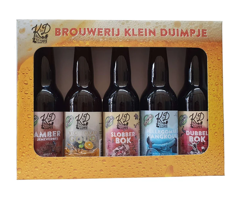 Glutenvrij bierpakket 5 bieren - brouwerij Klein Duimpje