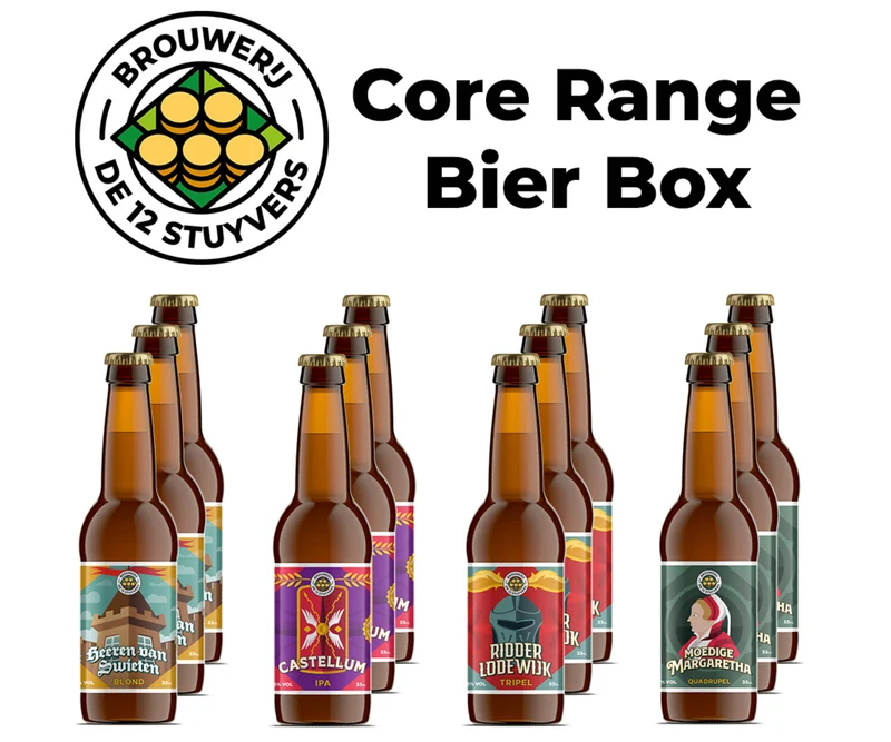 Core Range Bier Box 12 Flessen - Brouwerij De 12 Stuyvers