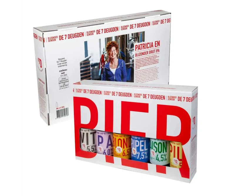 Cadeauverpakking 6 Bieren - De 7 Deugden