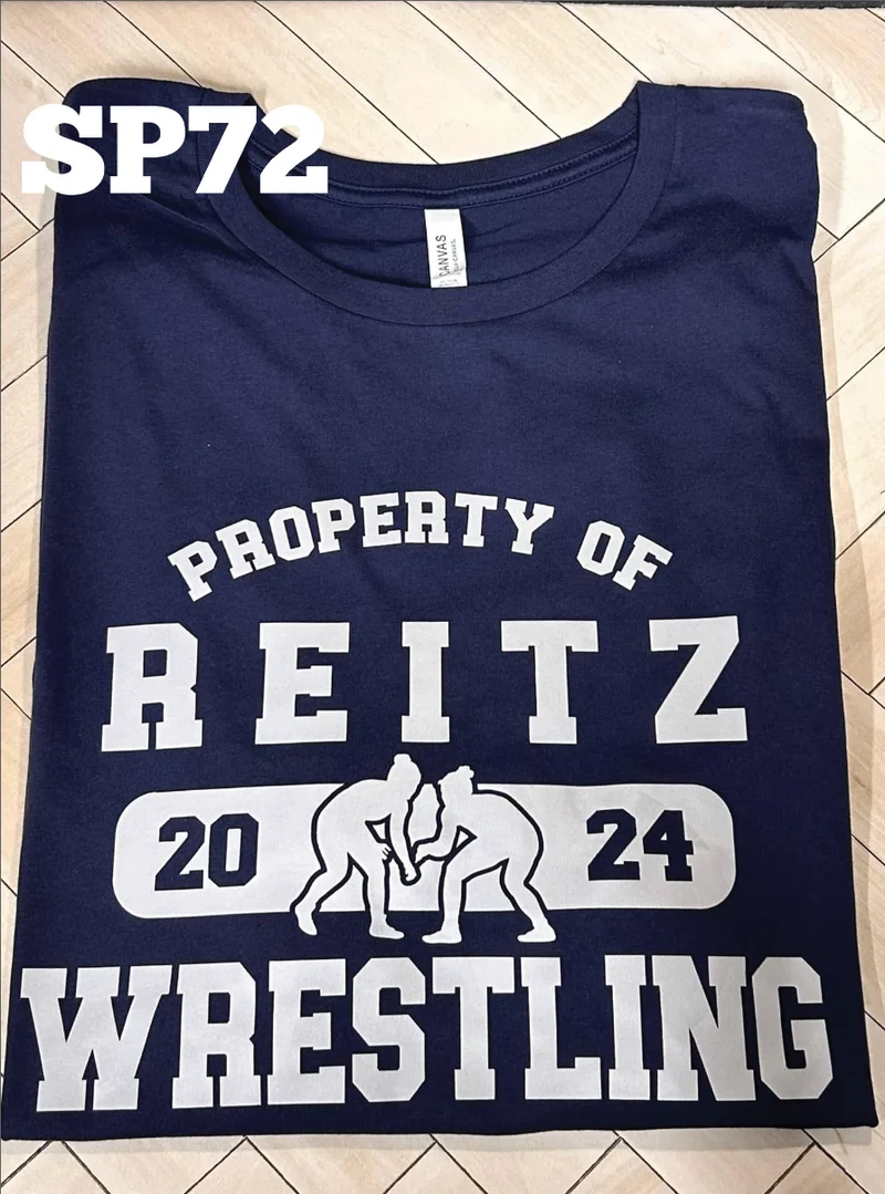 Property of Reitz Wrestling Navy
