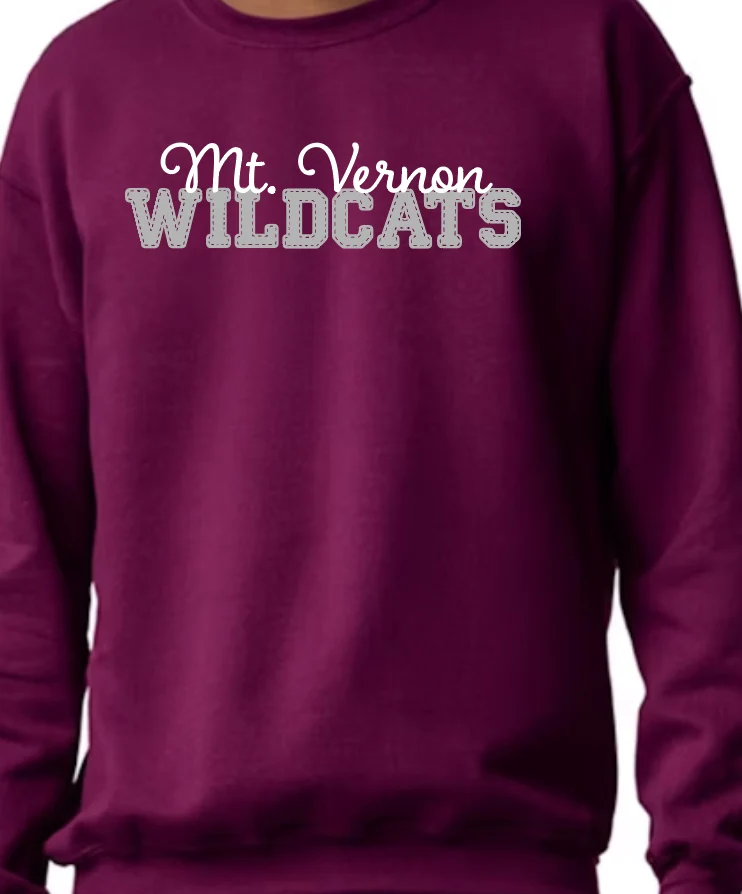 Mt. Vernon Faux Stitched Crew