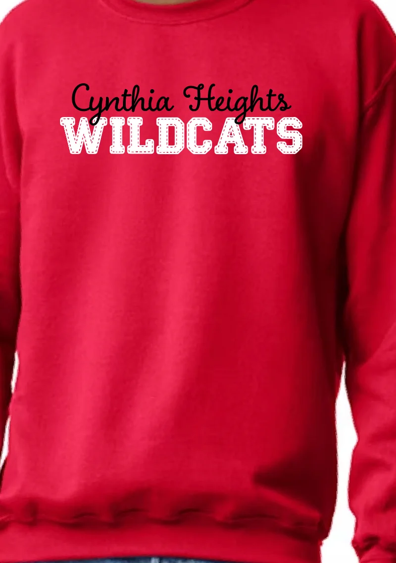 Cynthia Heights Faux Stitched Crew