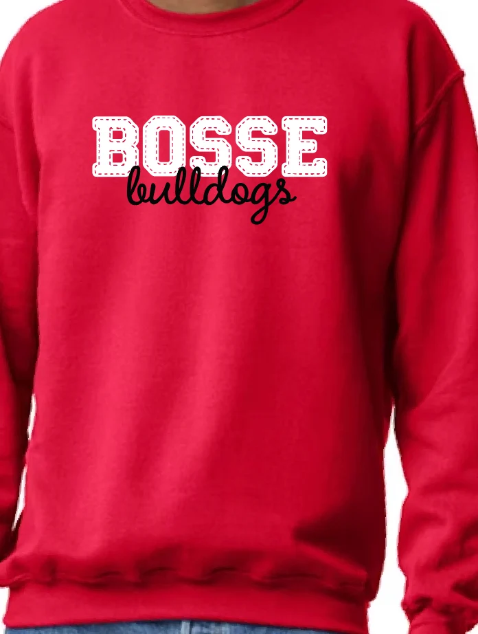 Bosse Faux Stitched Crew